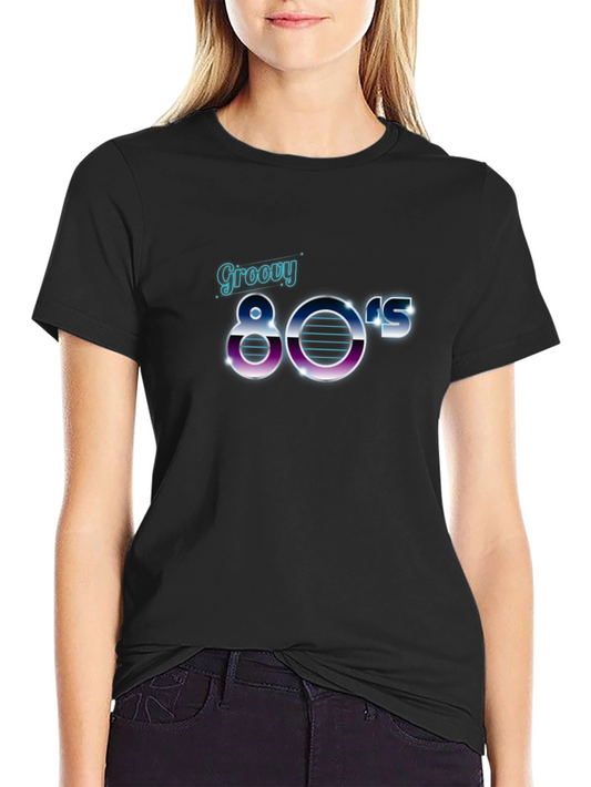 Groovy 80s Graphic T-Shirt - Retro Style