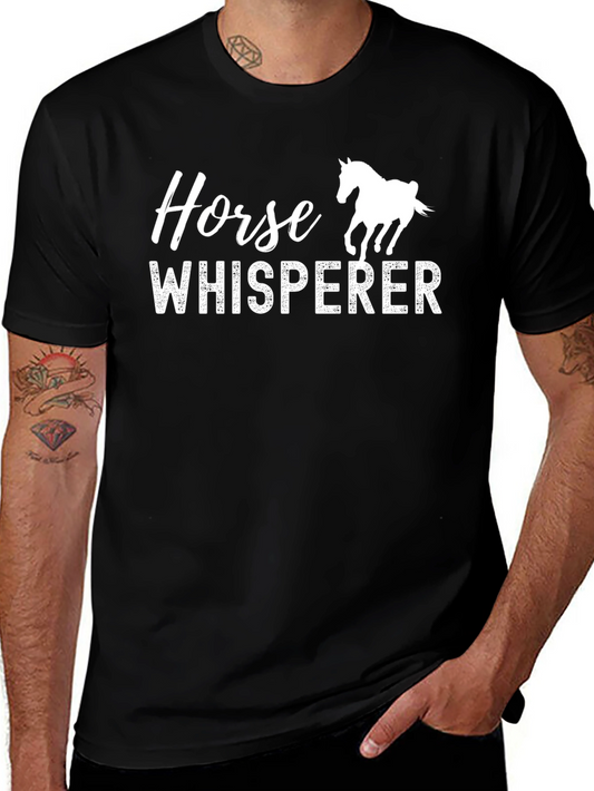 Horse Whisperer Graphic T-Shirt - Equestrian Style