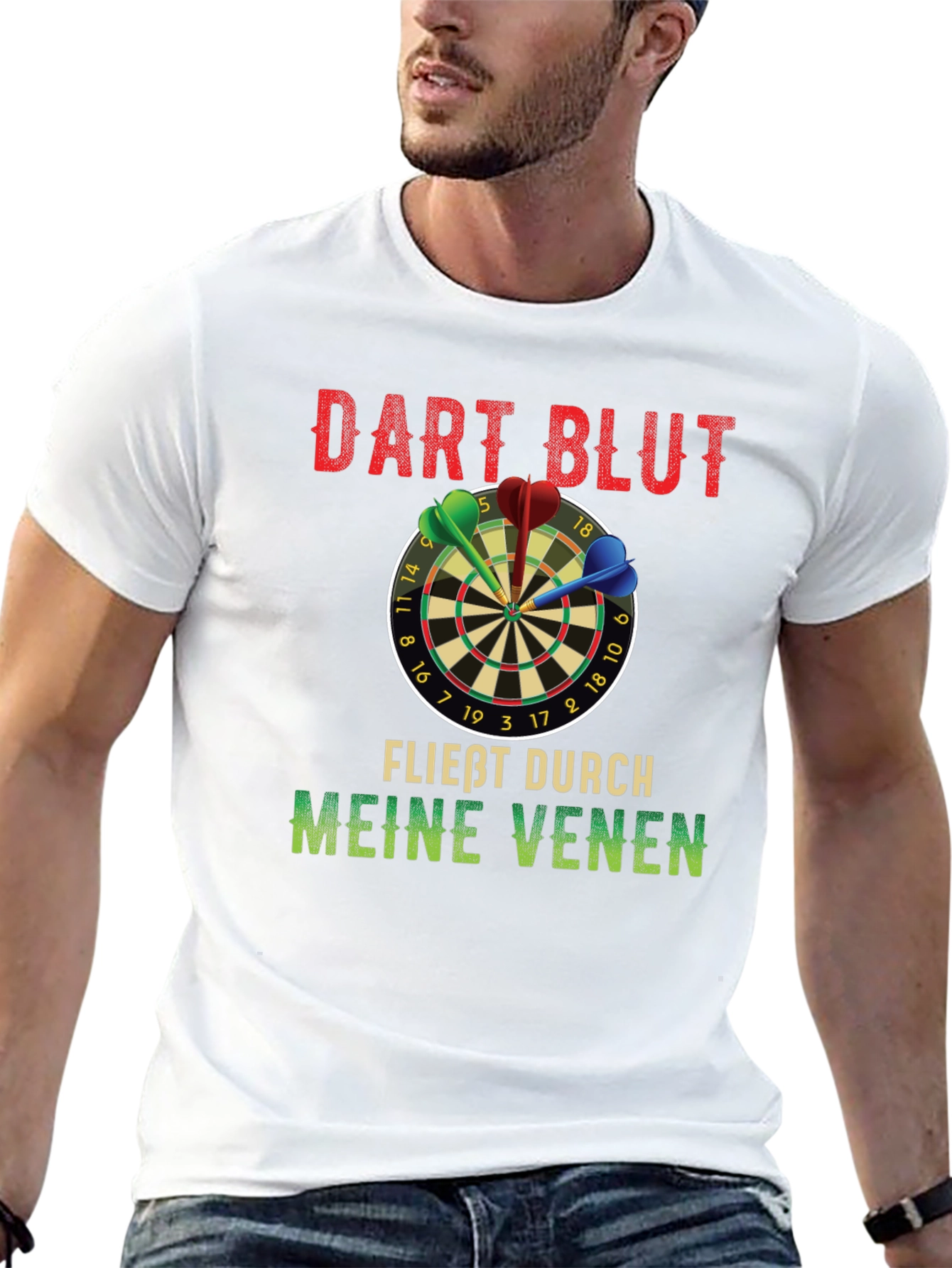 Dart Blut T-Shirt - Dart Player Gift