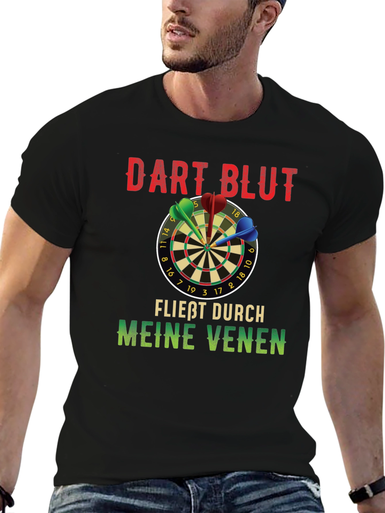 Dart Blut T-Shirt - Dart Player Gift