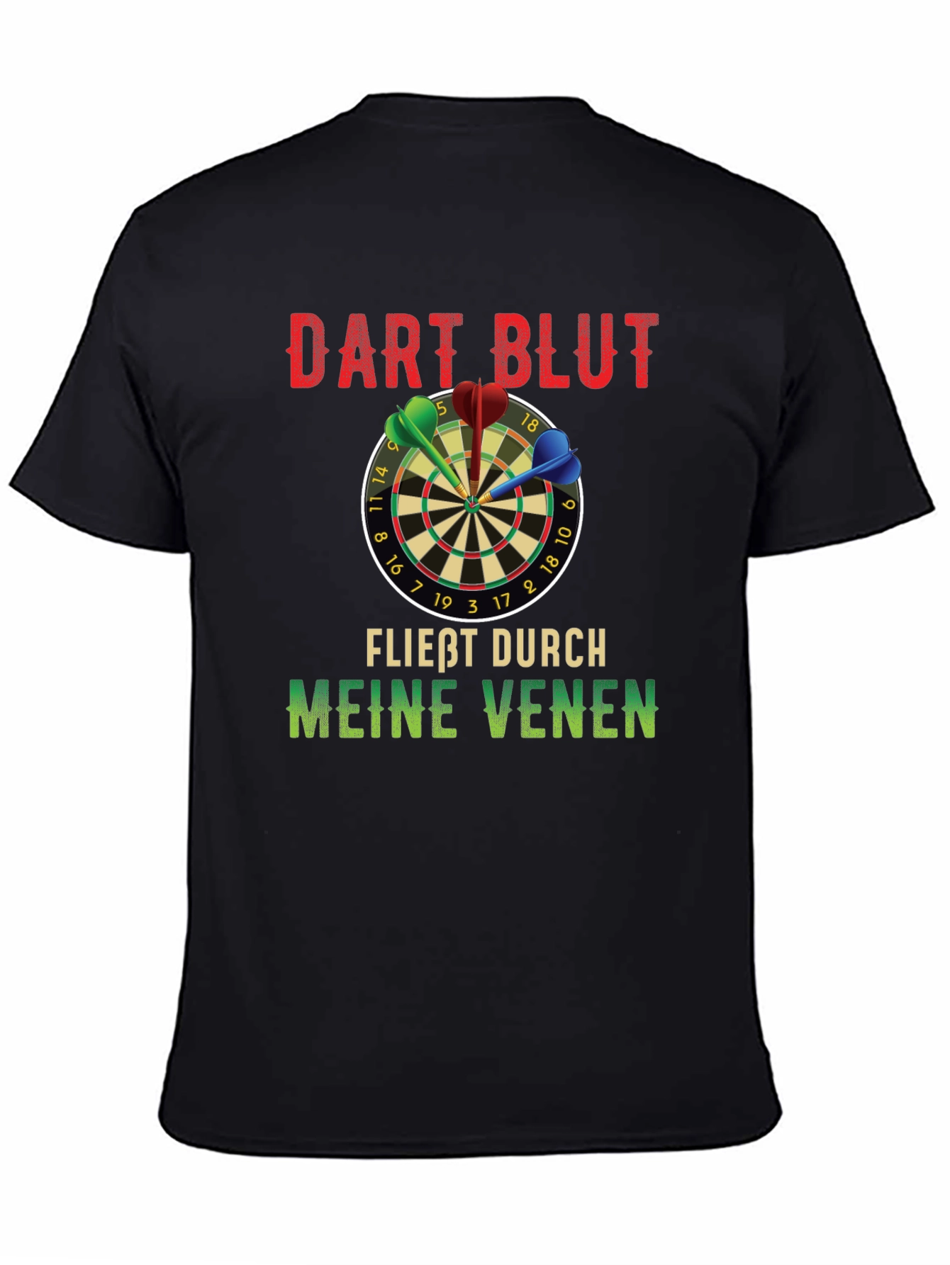 Dart Blut T-Shirt - Dart Player Gift