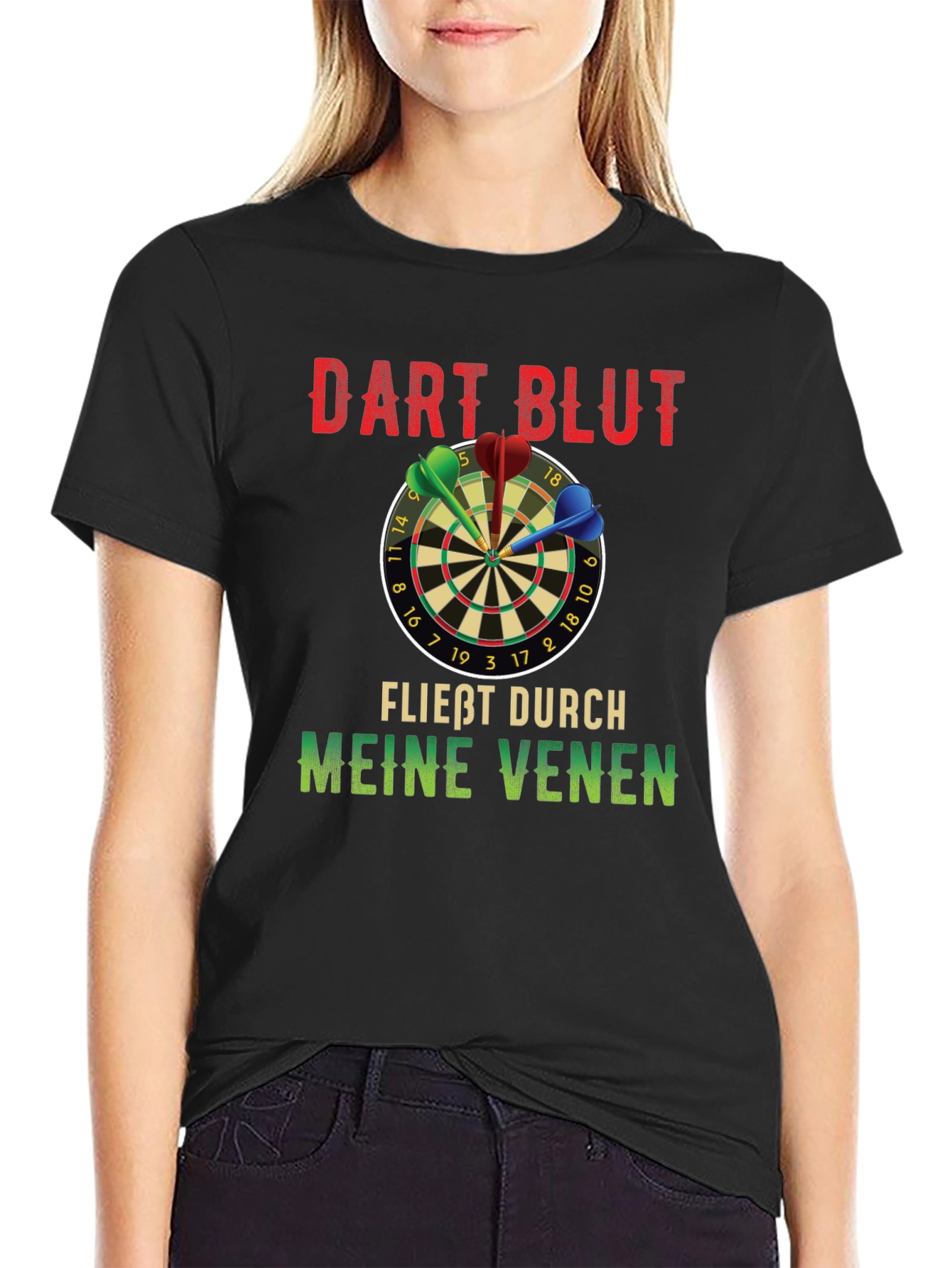 Dart Blut T-Shirt - Dart Player Gift