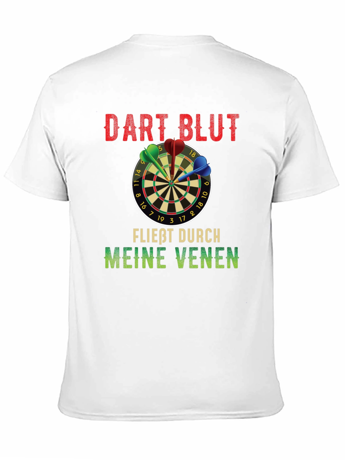 Dart Blut T-Shirt - Dart Player Gift