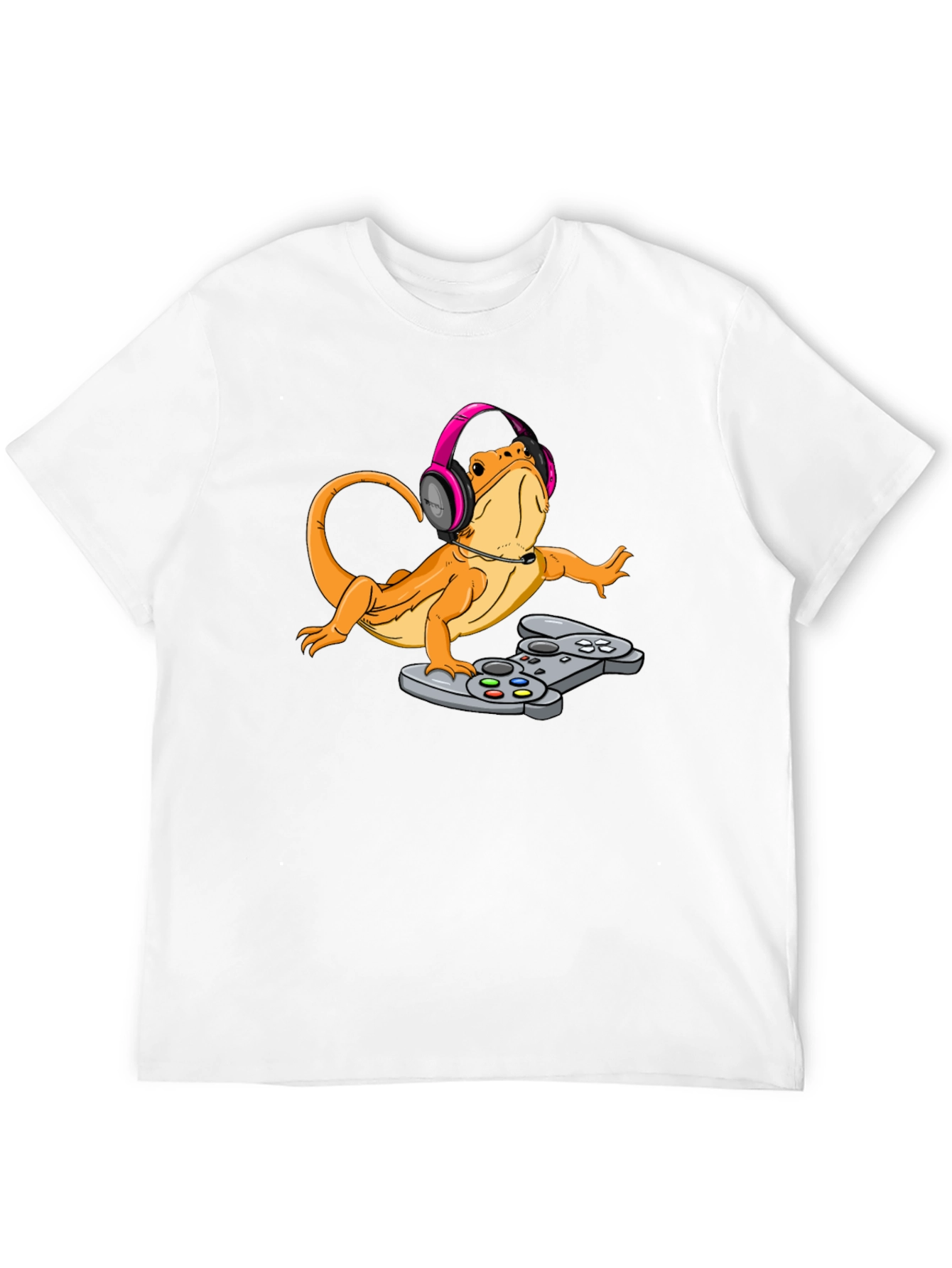 Gamer Lizard Graphic Tee