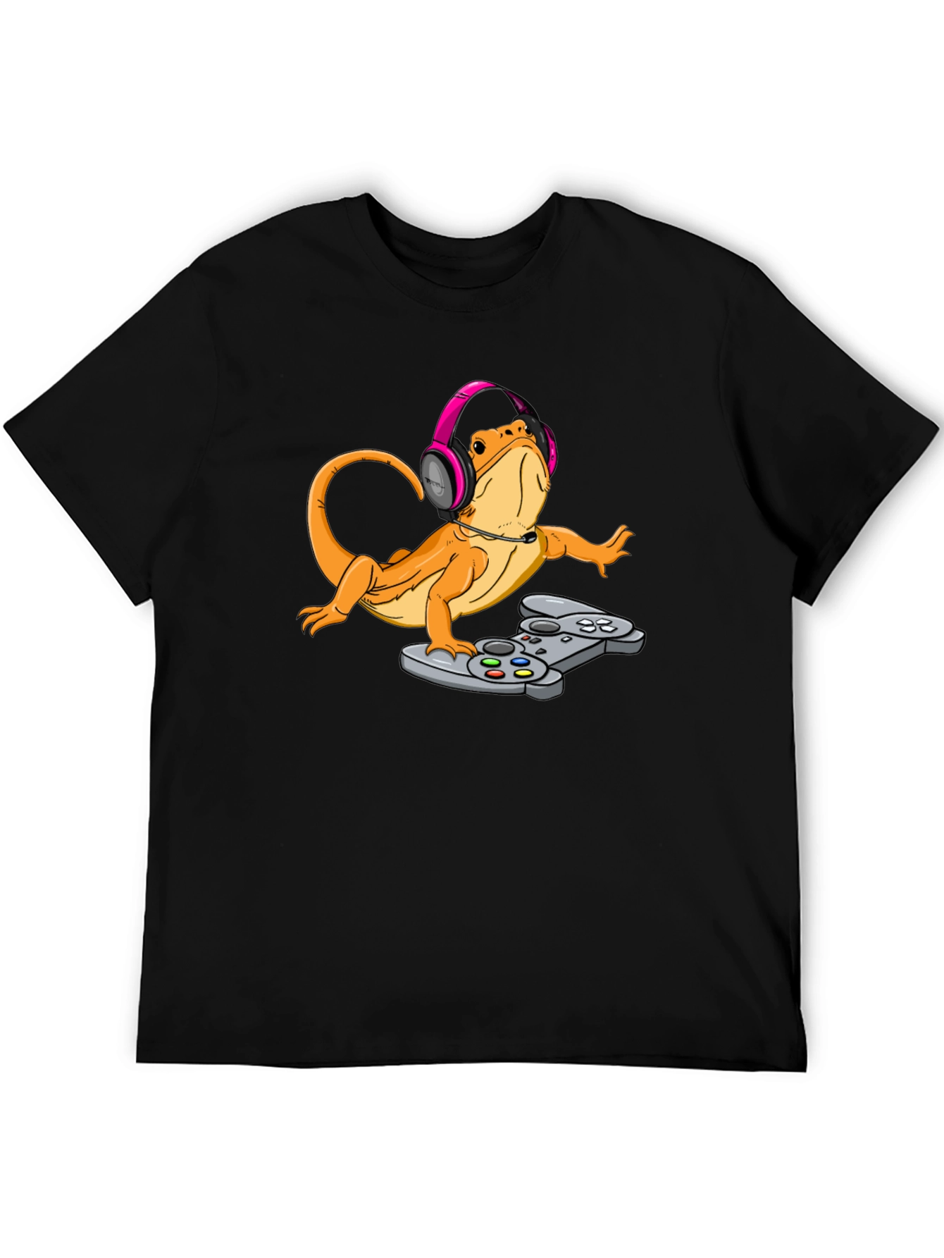 Gamer Lizard Graphic Tee