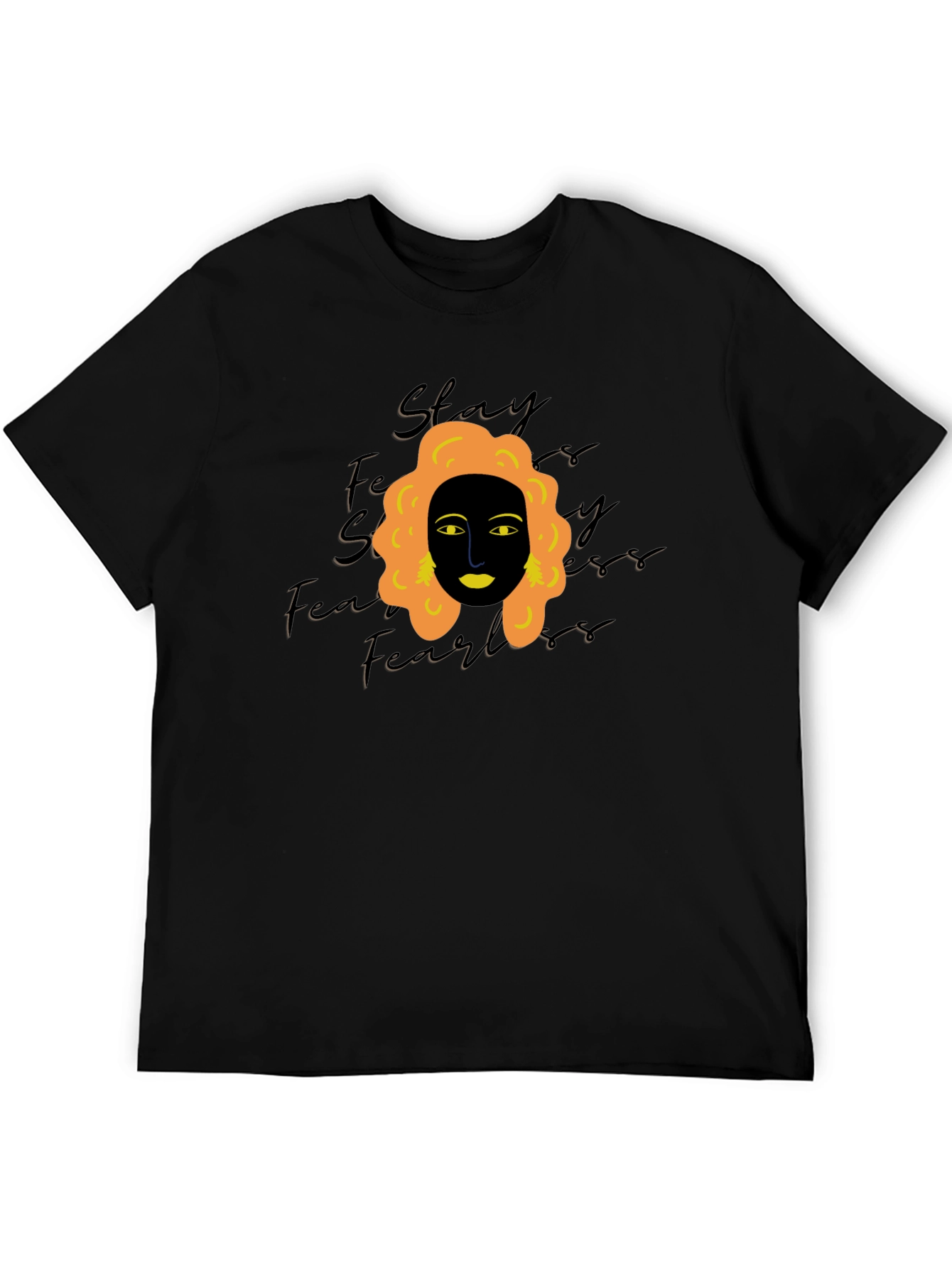 Stay Fearless Graphic Tee - Black