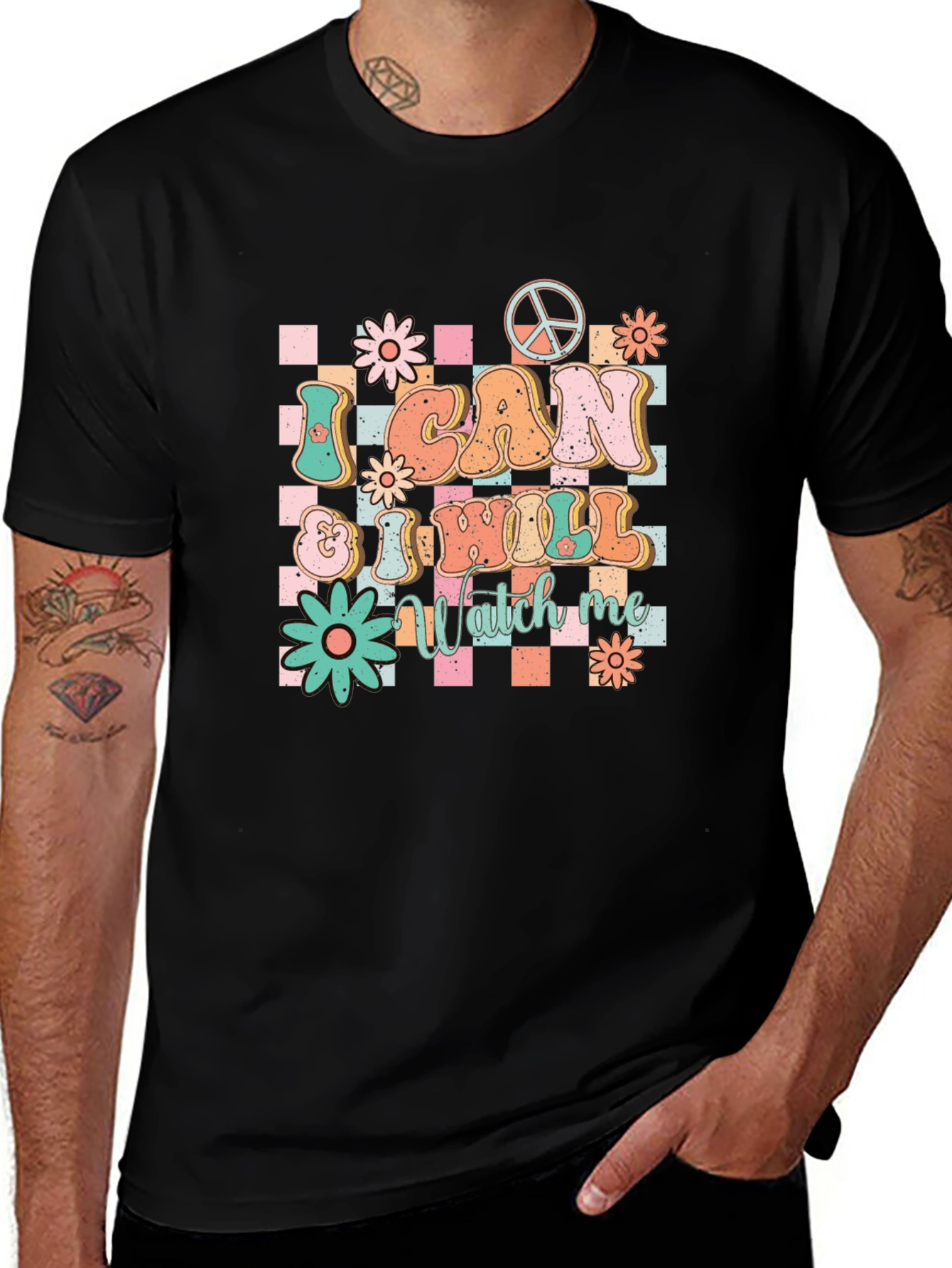 I CAN & I WILL Watch Me Graphic T-Shirt