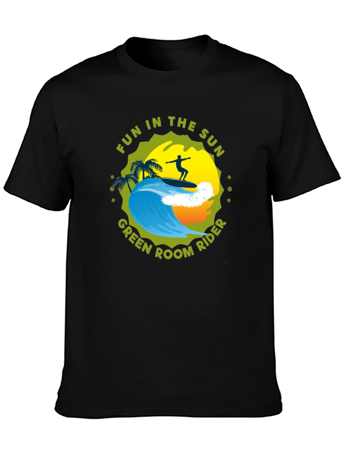 Fun in the Sun Surfer Graphic Tee