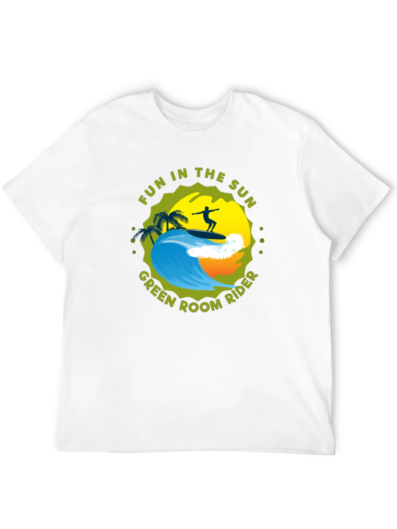 Fun in the Sun Surfer Graphic Tee