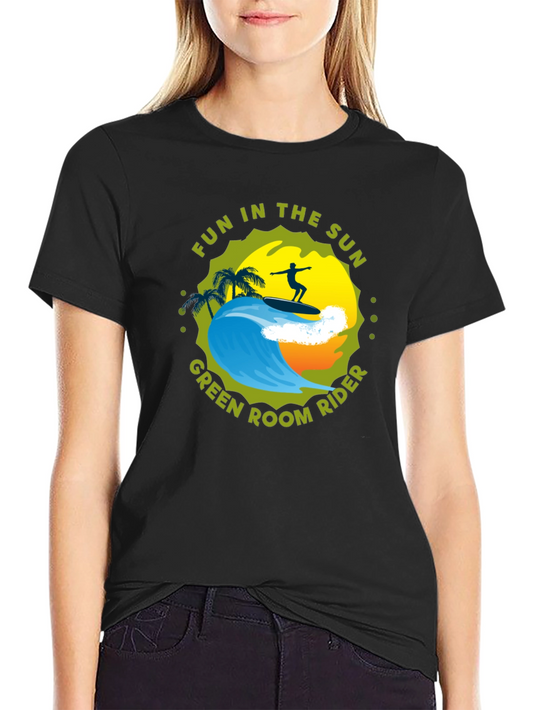 Fun in the Sun Surfer Graphic Tee