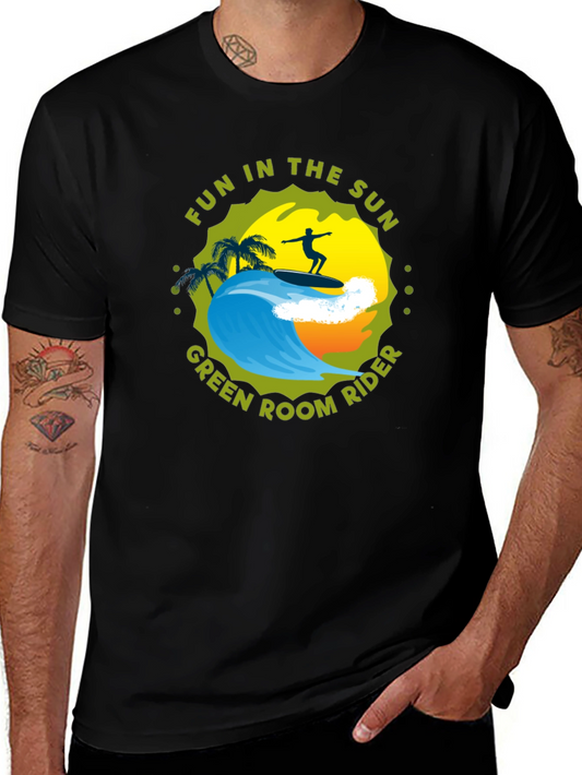 Fun in the Sun Surfer Graphic Tee