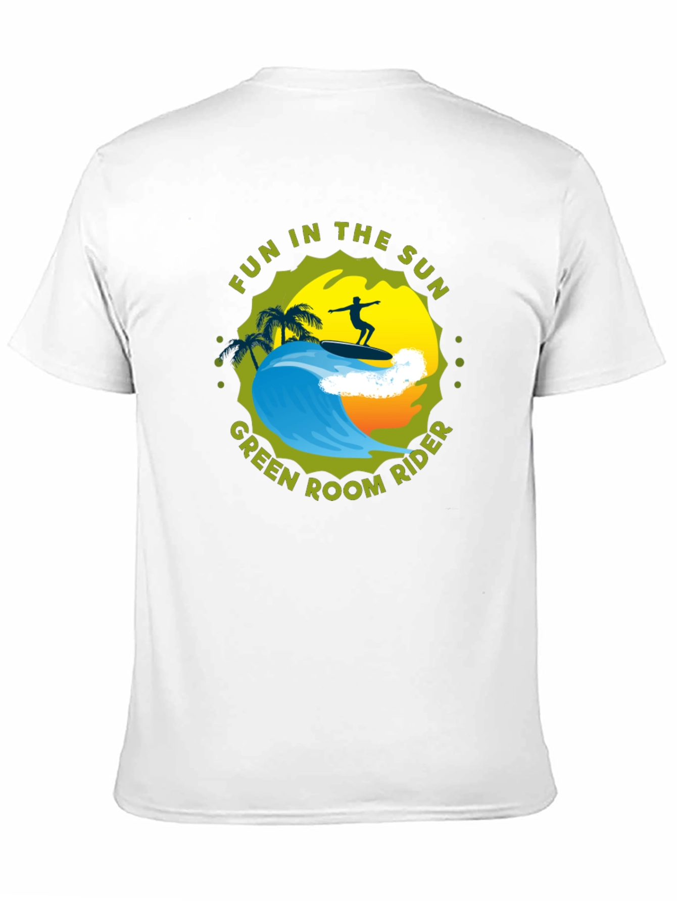 Fun in the Sun Surfer Graphic Tee