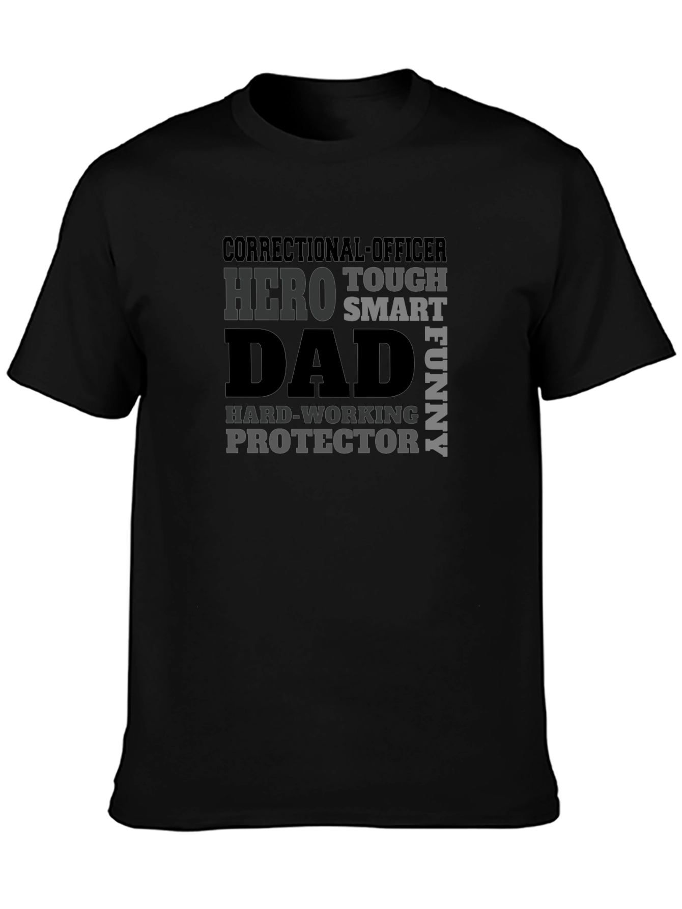 Correctional Officer Dad Graphic T-Shirt