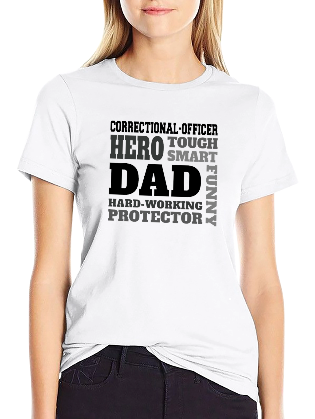 Correctional Officer Dad Graphic T-Shirt