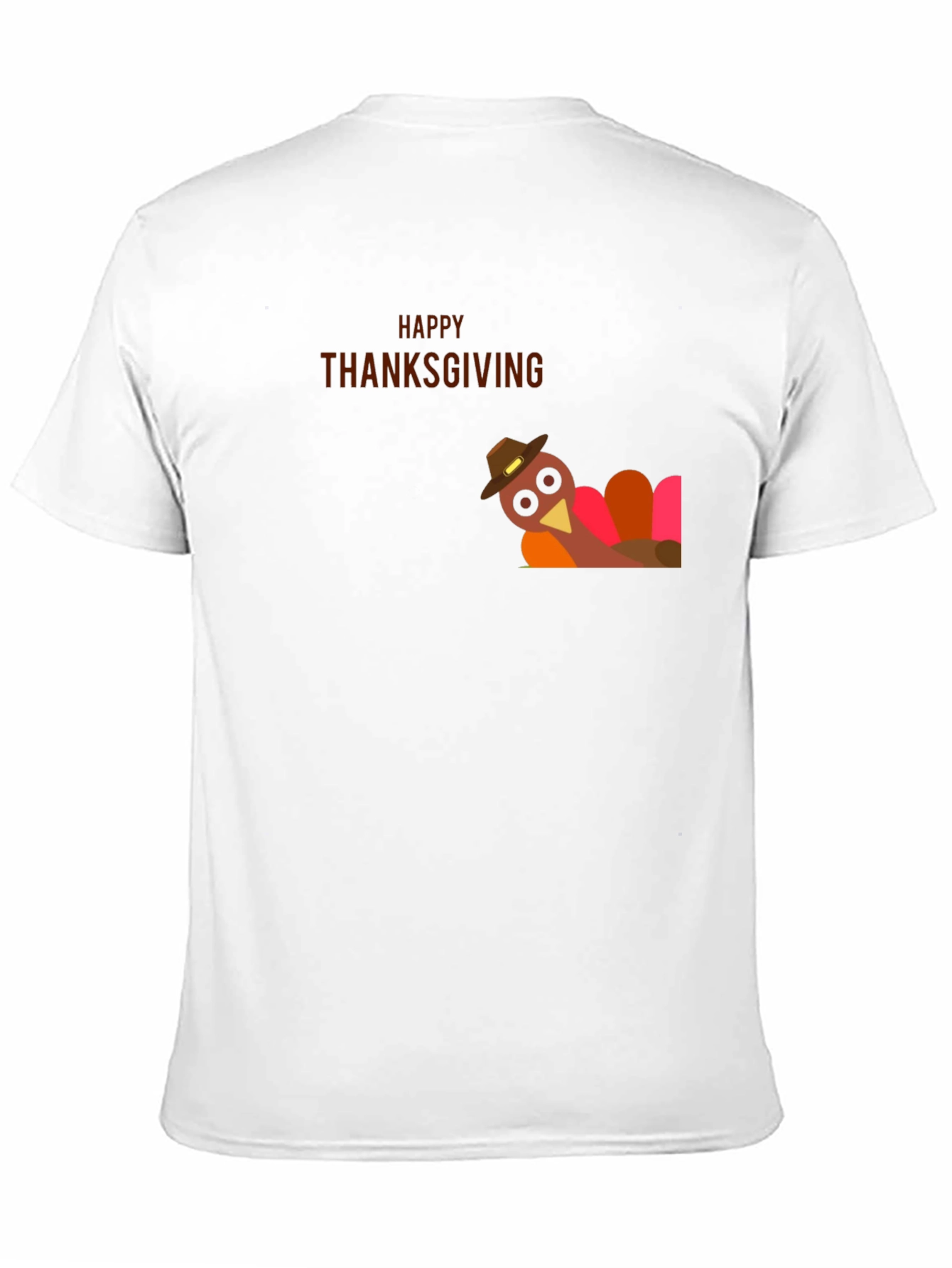 Thanksgiving Turkey Graphic Tee - Holiday Apparel