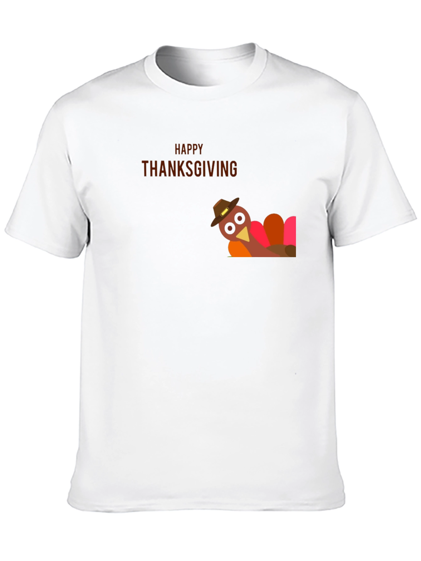 Thanksgiving Turkey Graphic Tee - Holiday Apparel