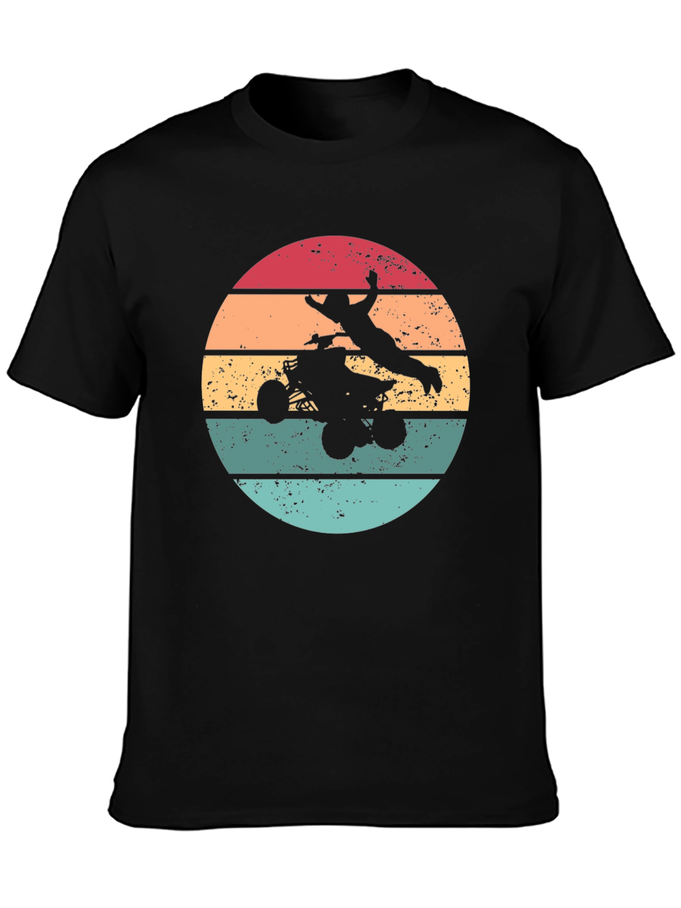 ATV Rider Sunset Graphic Tee