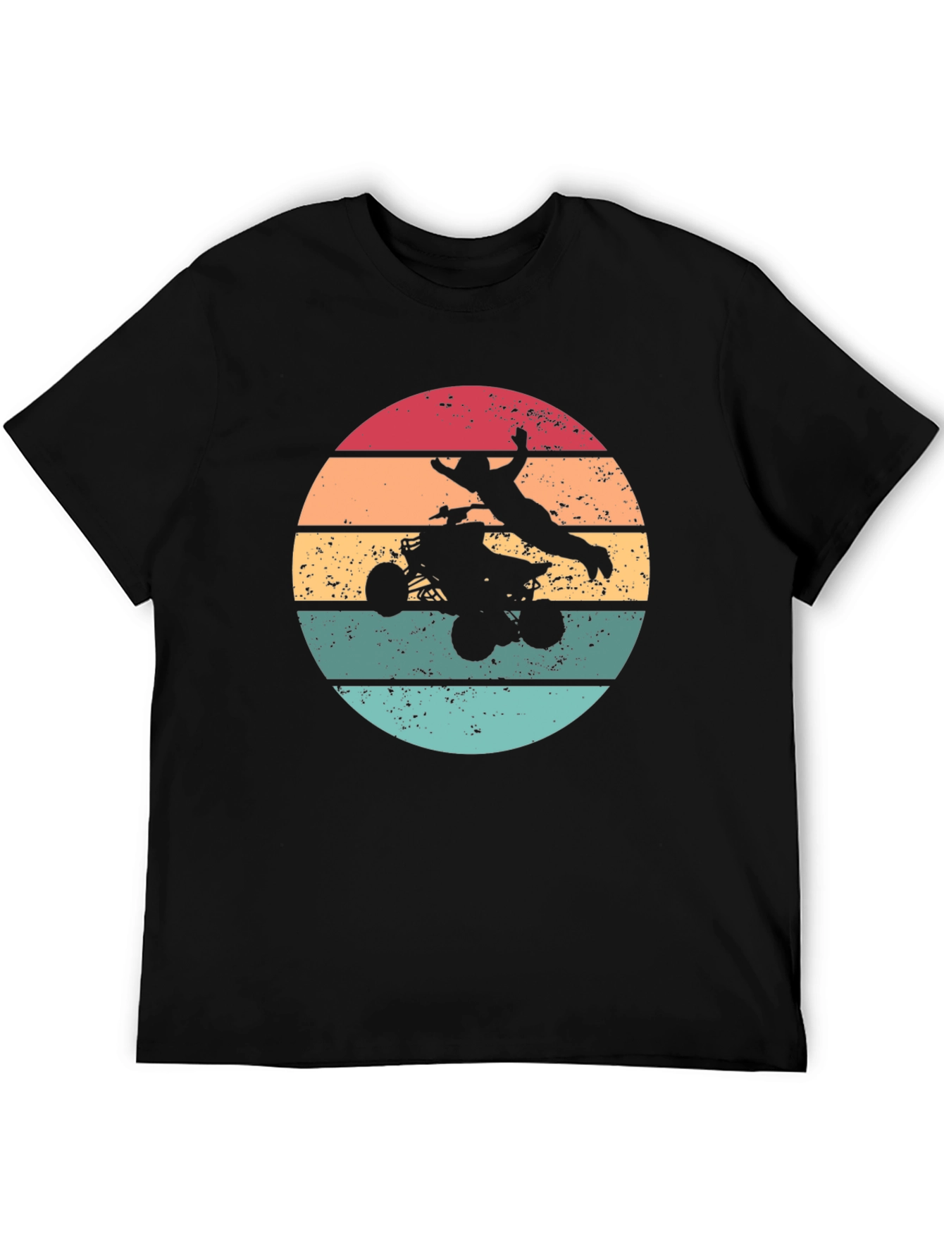 ATV Rider Sunset Graphic Tee