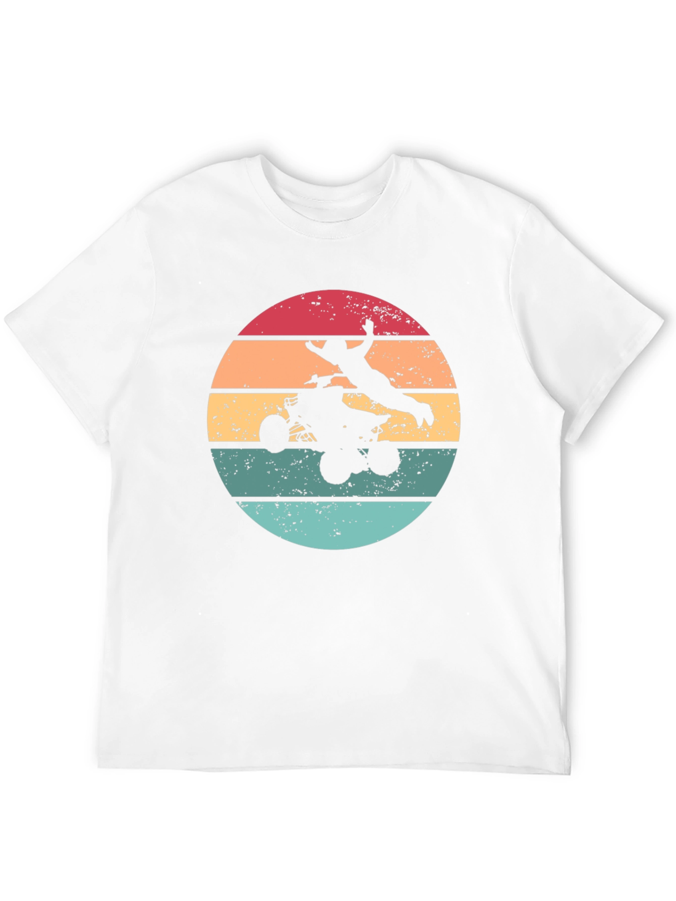 ATV Rider Sunset Graphic Tee