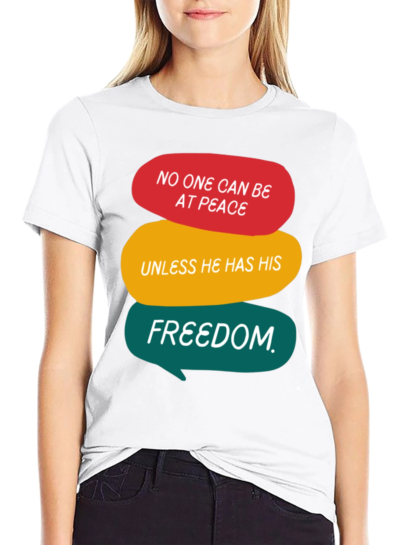 Freedom Graphic Tee - Black Unisex Shirt