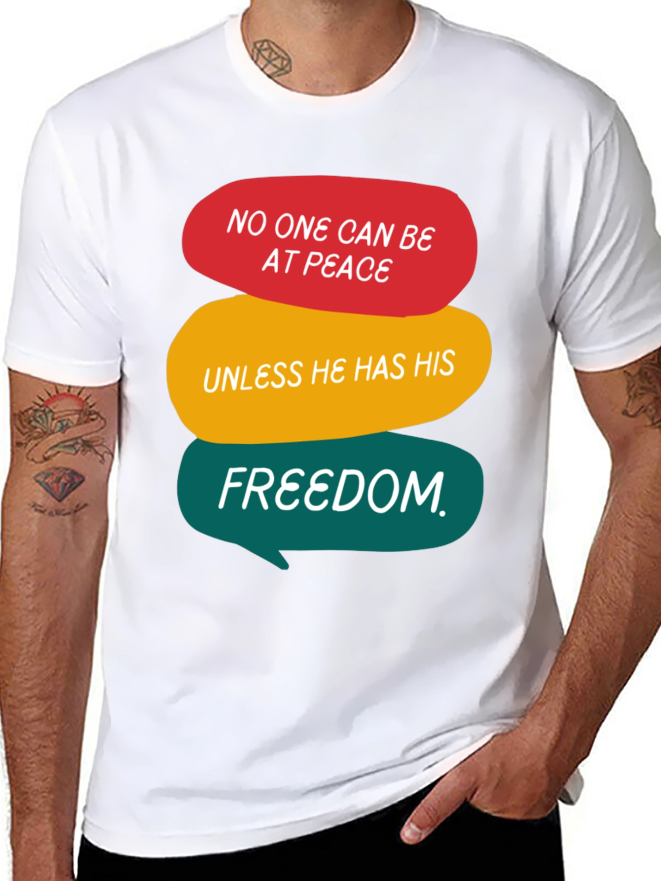 Freedom Graphic Tee - Black Unisex Shirt