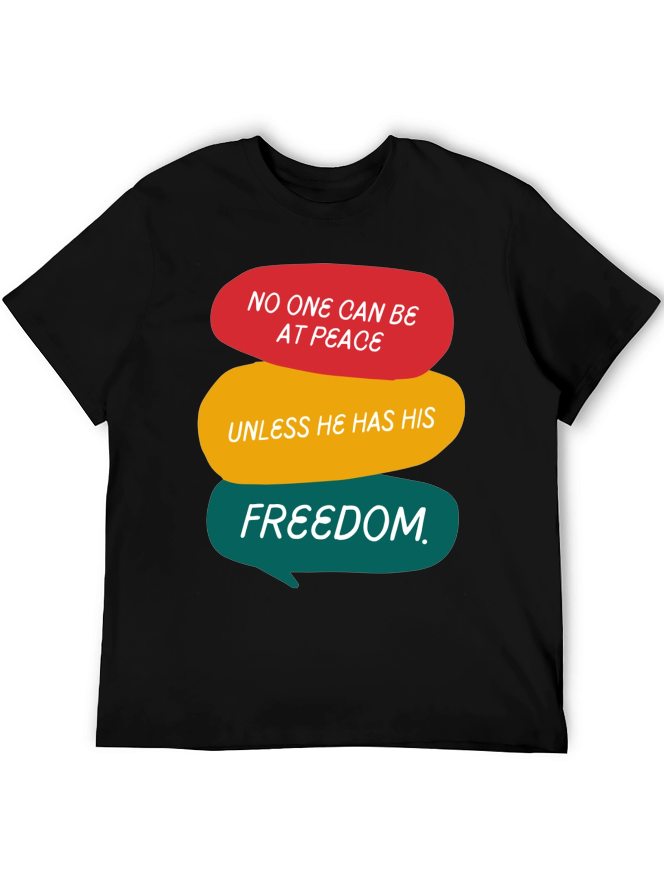 Freedom Graphic Tee - Black Unisex Shirt