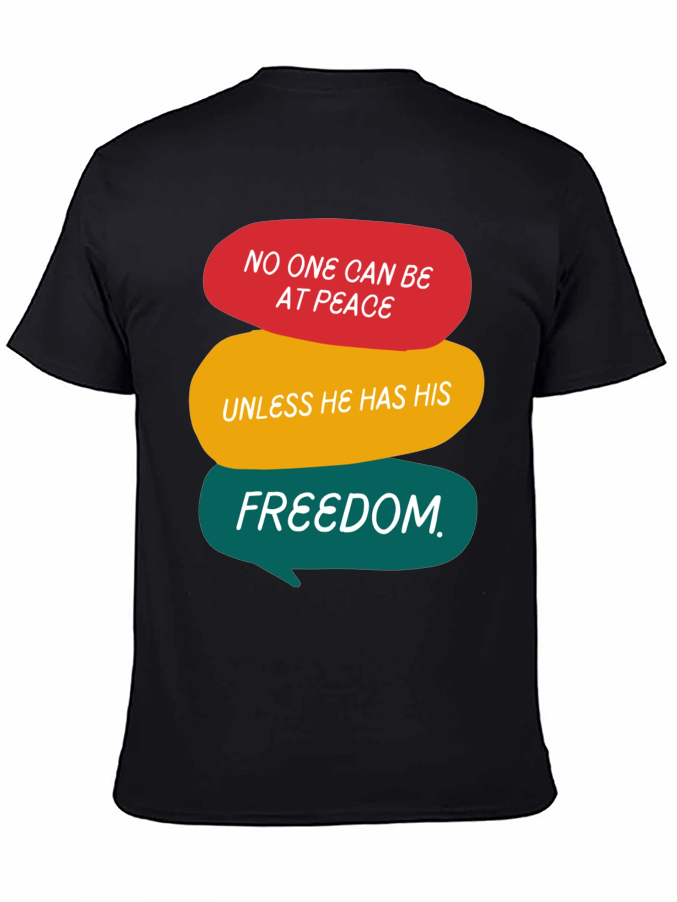 Freedom Graphic Tee - Black Unisex Shirt