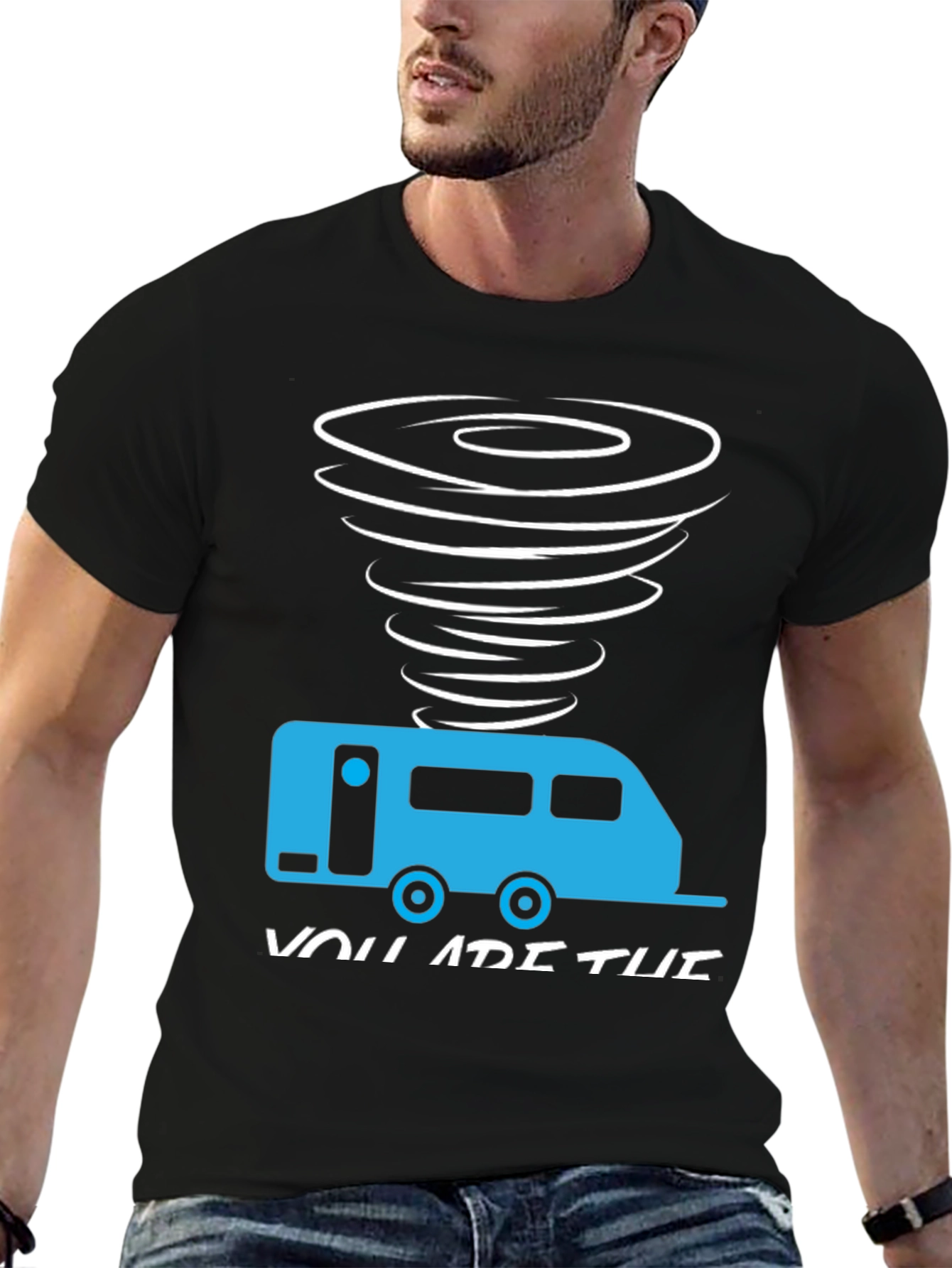 Tornado & Camper Graphic T-Shirt