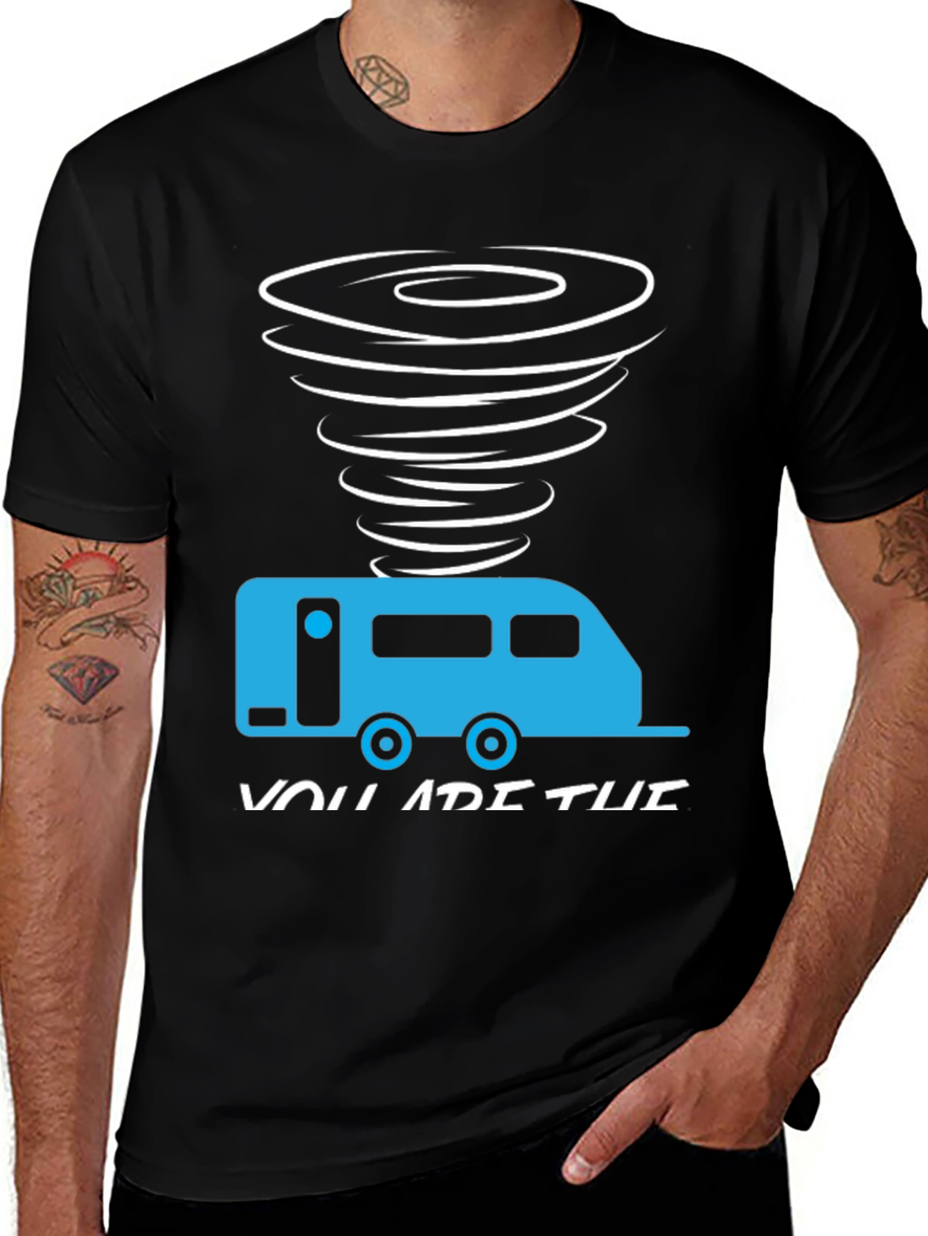 Tornado & Camper Graphic T-Shirt