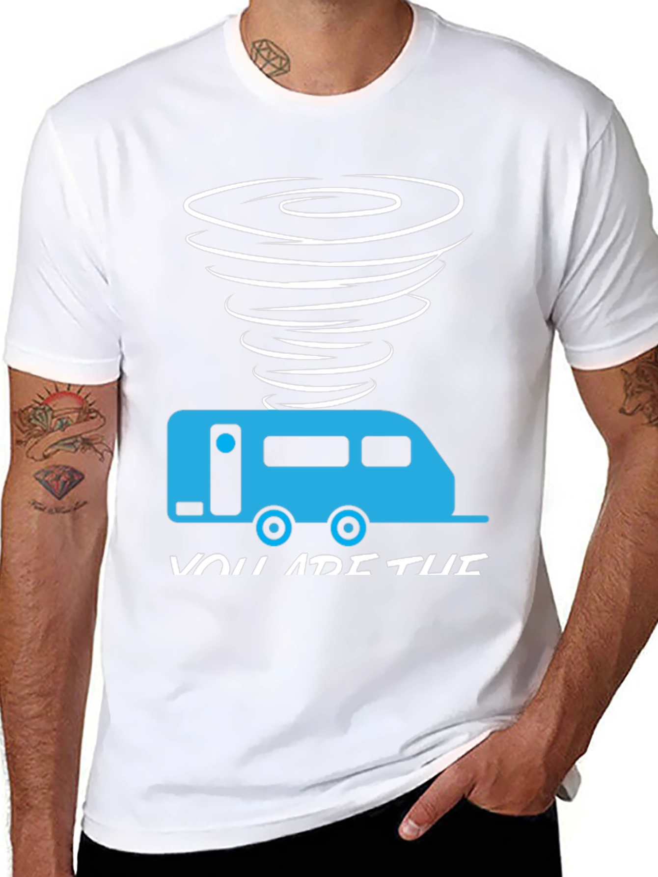 Tornado & Camper Graphic T-Shirt
