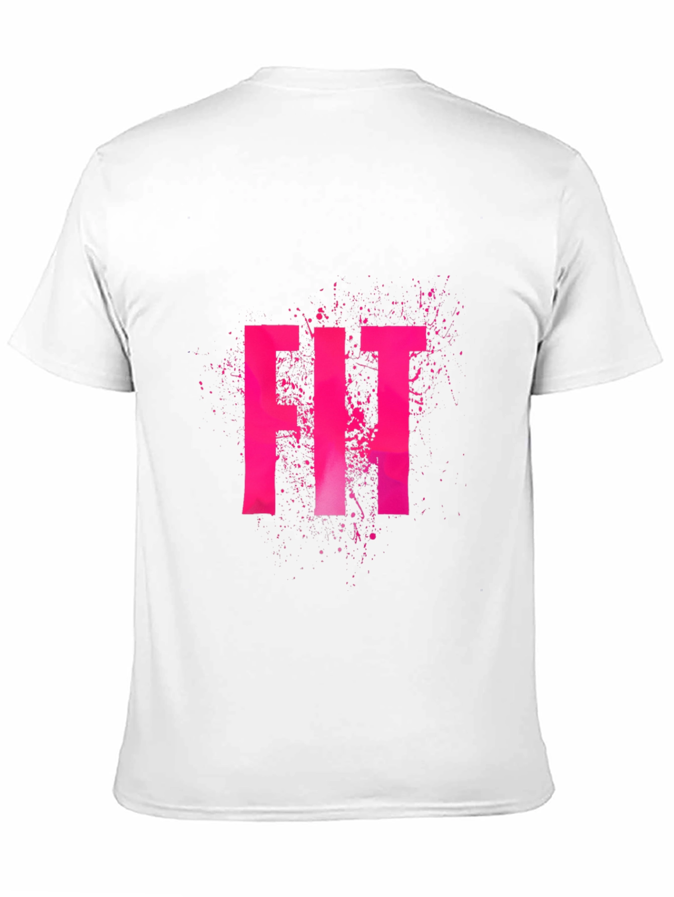 FIT Graphic T-Shirt - Black Cotton Blend Tee