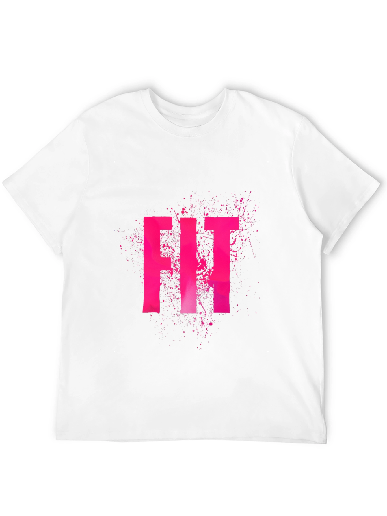 FIT Graphic T-Shirt - Black Cotton Blend Tee