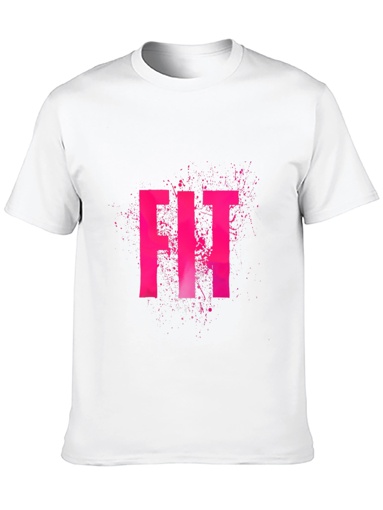 FIT Graphic T-Shirt - Black Cotton Blend Tee