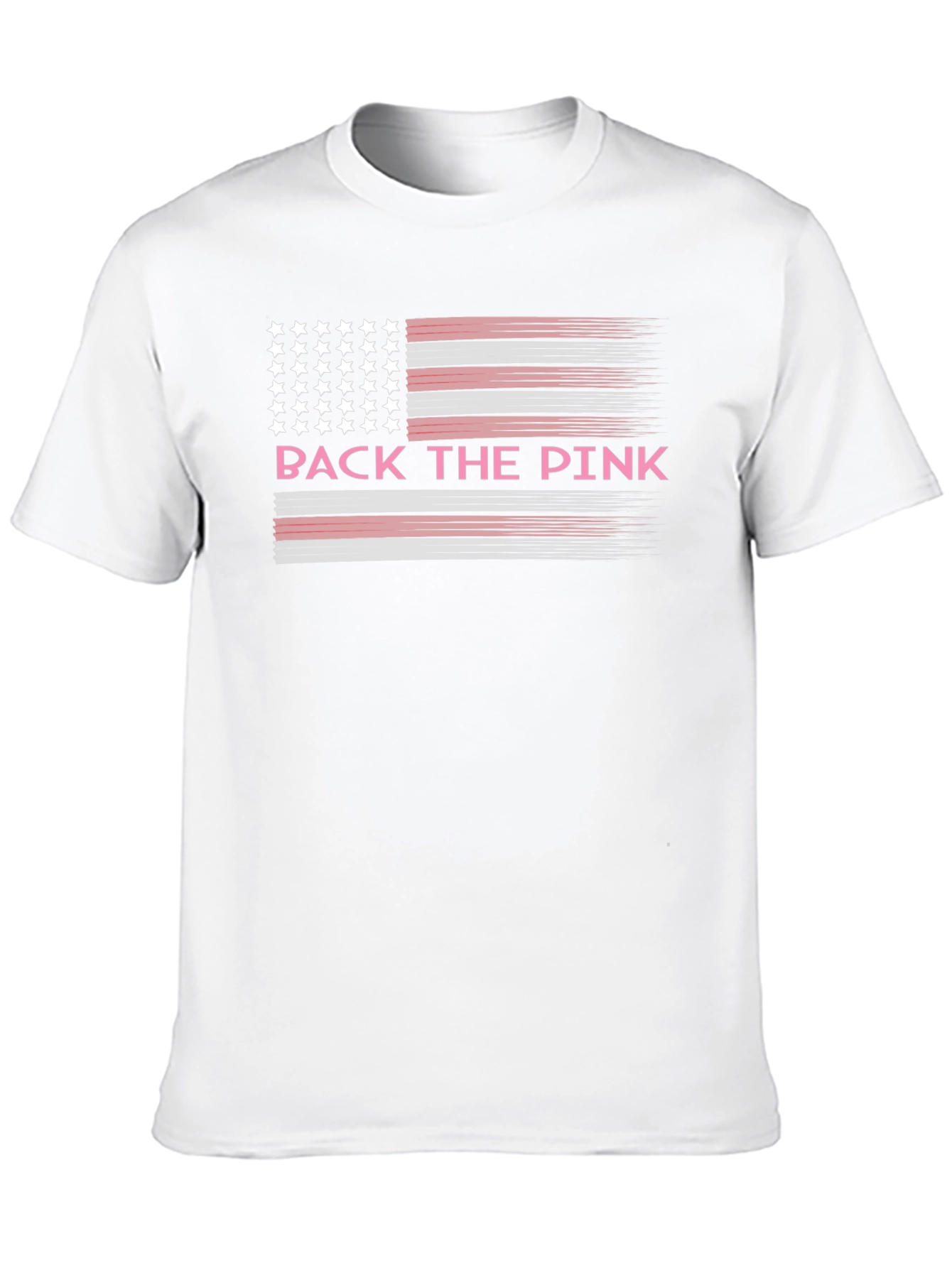 Back the Pink American Flag T-Shirt