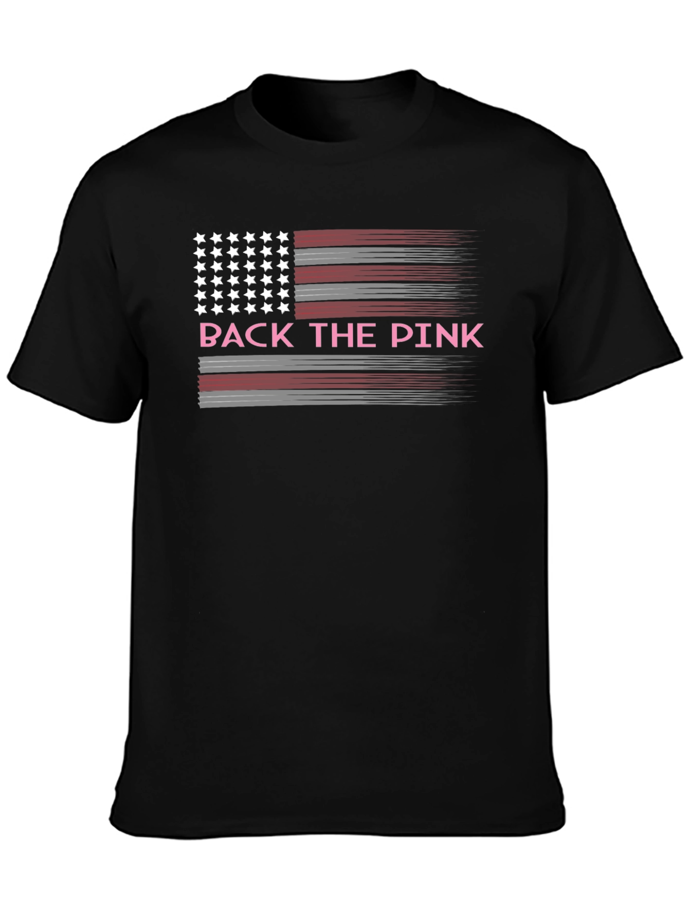 Back the Pink American Flag T-Shirt