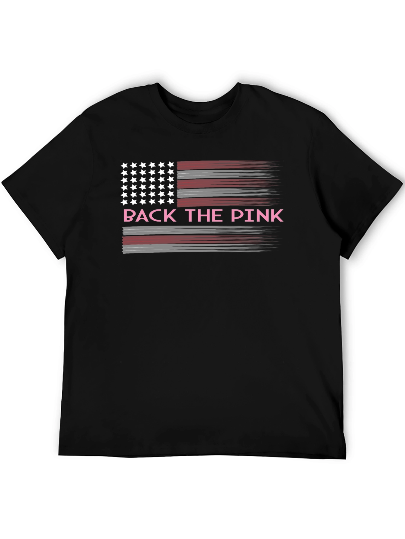 Back the Pink American Flag T-Shirt