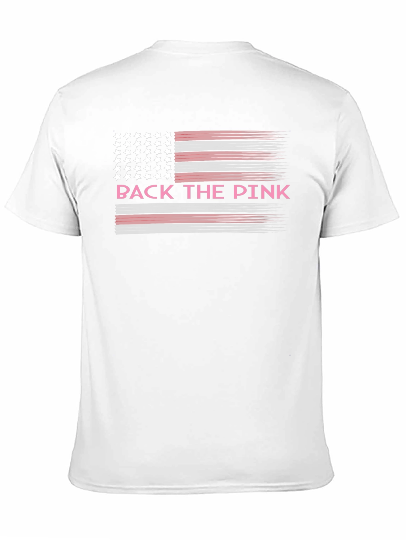 Back the Pink American Flag T-Shirt