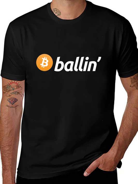 Bitcoin Ballin Black T-Shirt