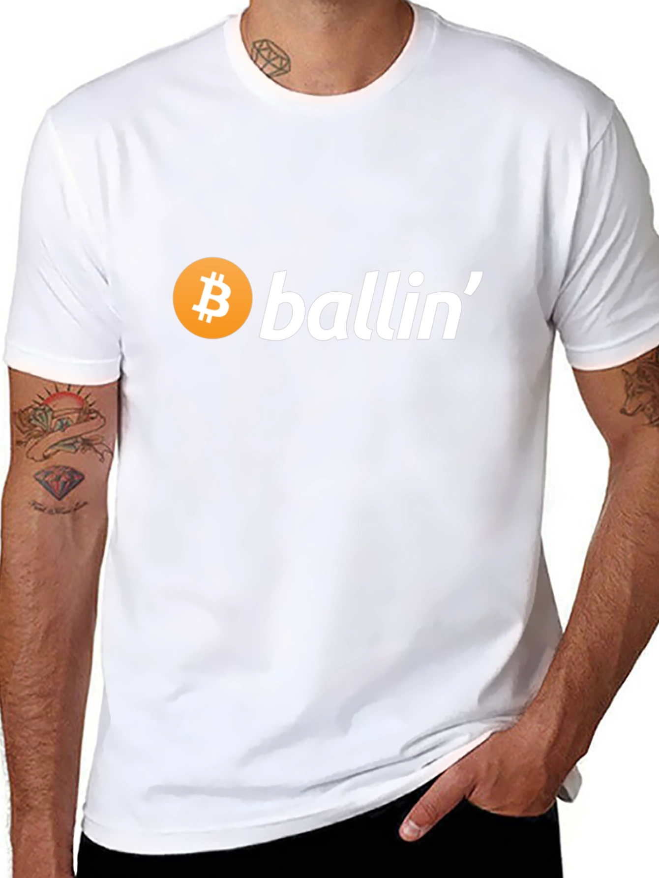 Bitcoin Ballin Black T-Shirt