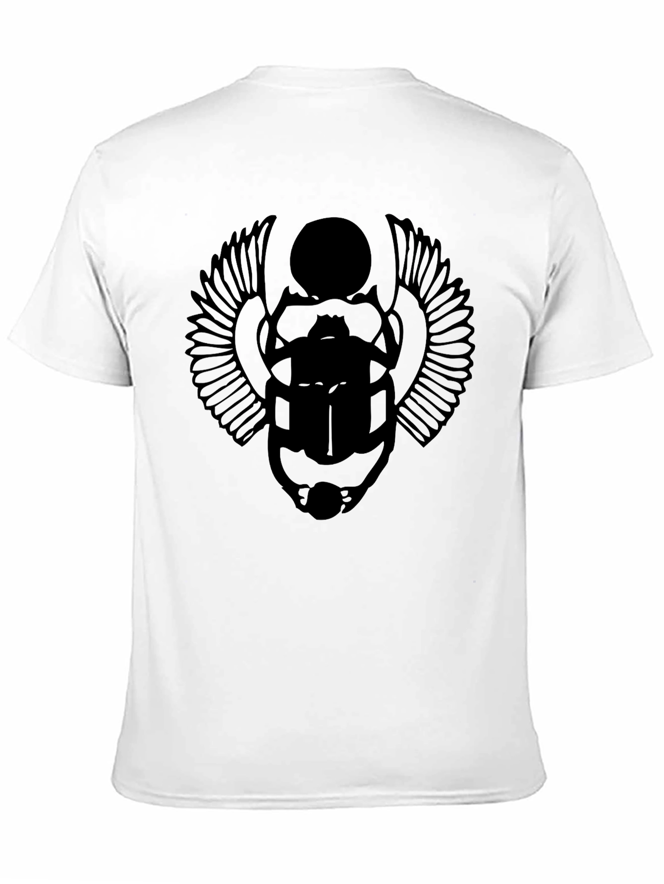 Black Scarab Beetle Graphic T-Shirt