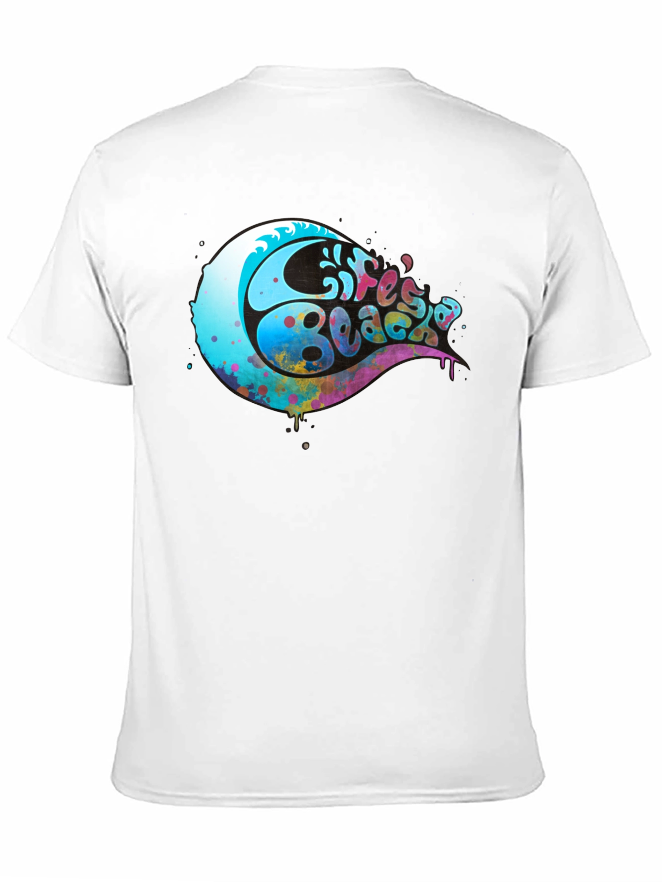 Lifes a Beach Graphic T-Shirt - Black