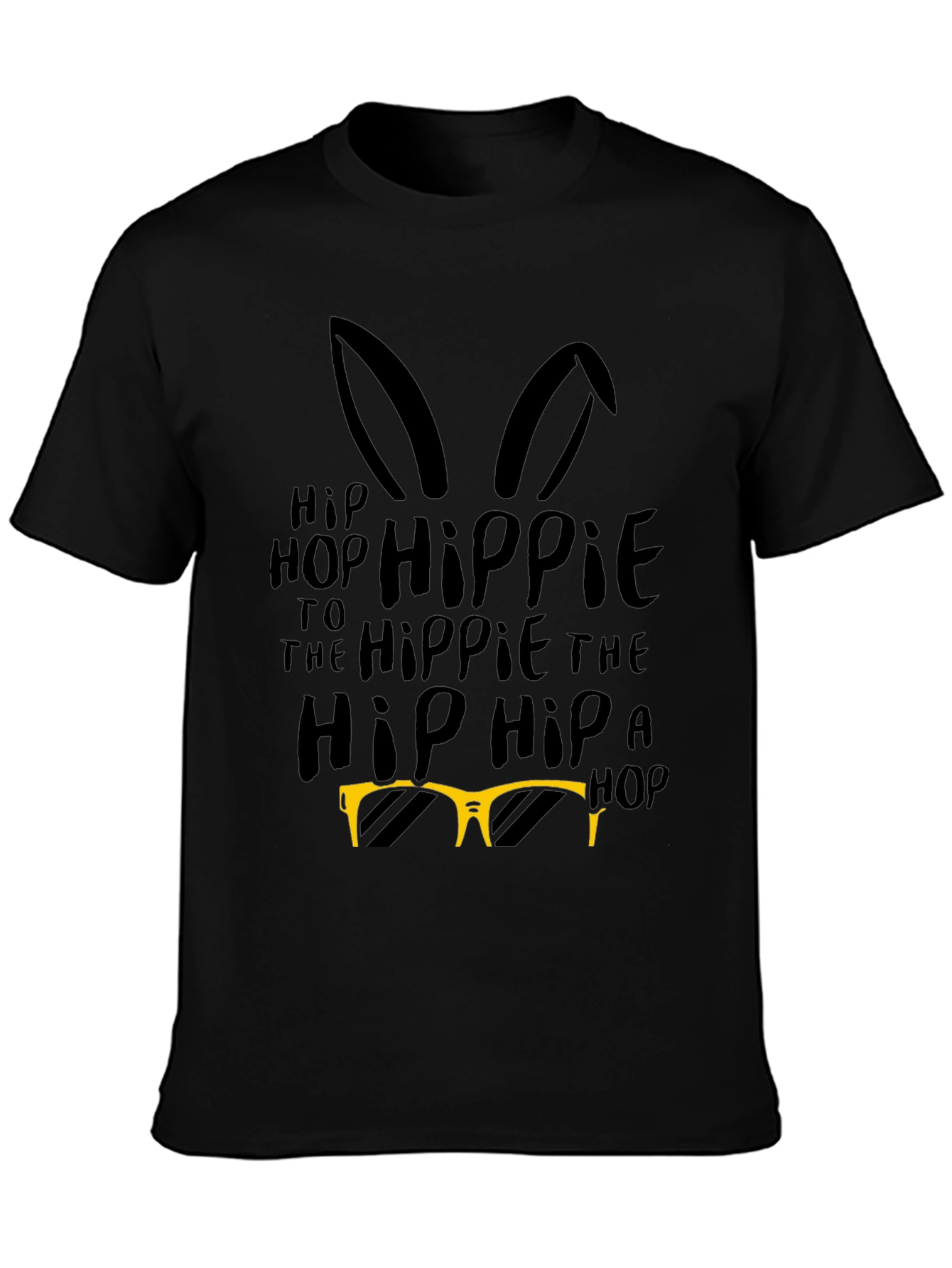 Hip Hop Hippie Easter Bunny T-Shirt