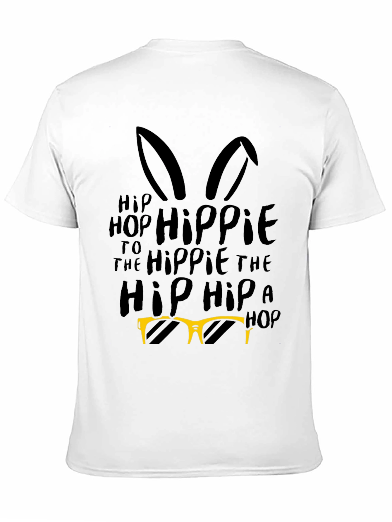 Hip Hop Hippie Easter Bunny T-Shirt