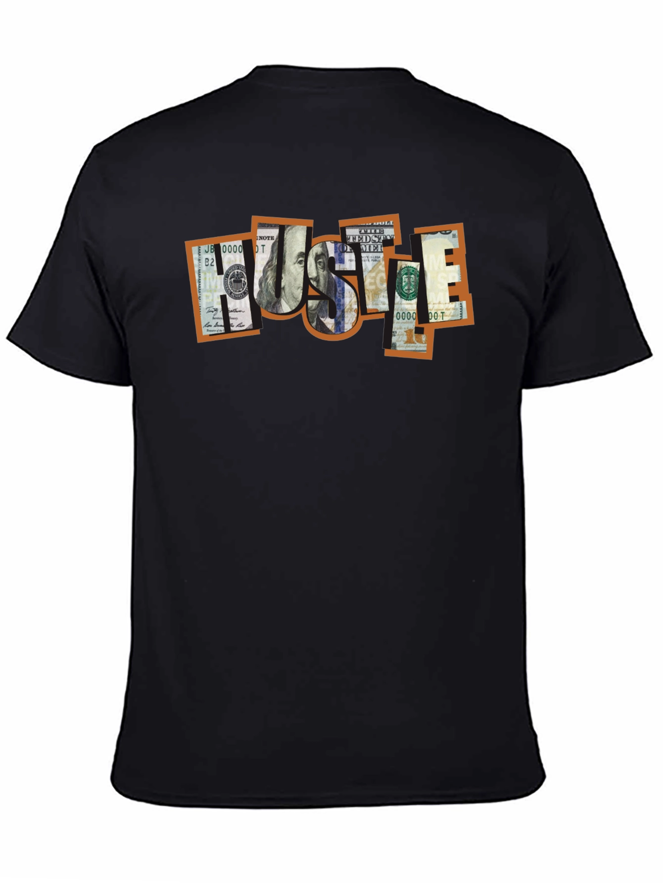 Money Hustle Graphic Tee - Black