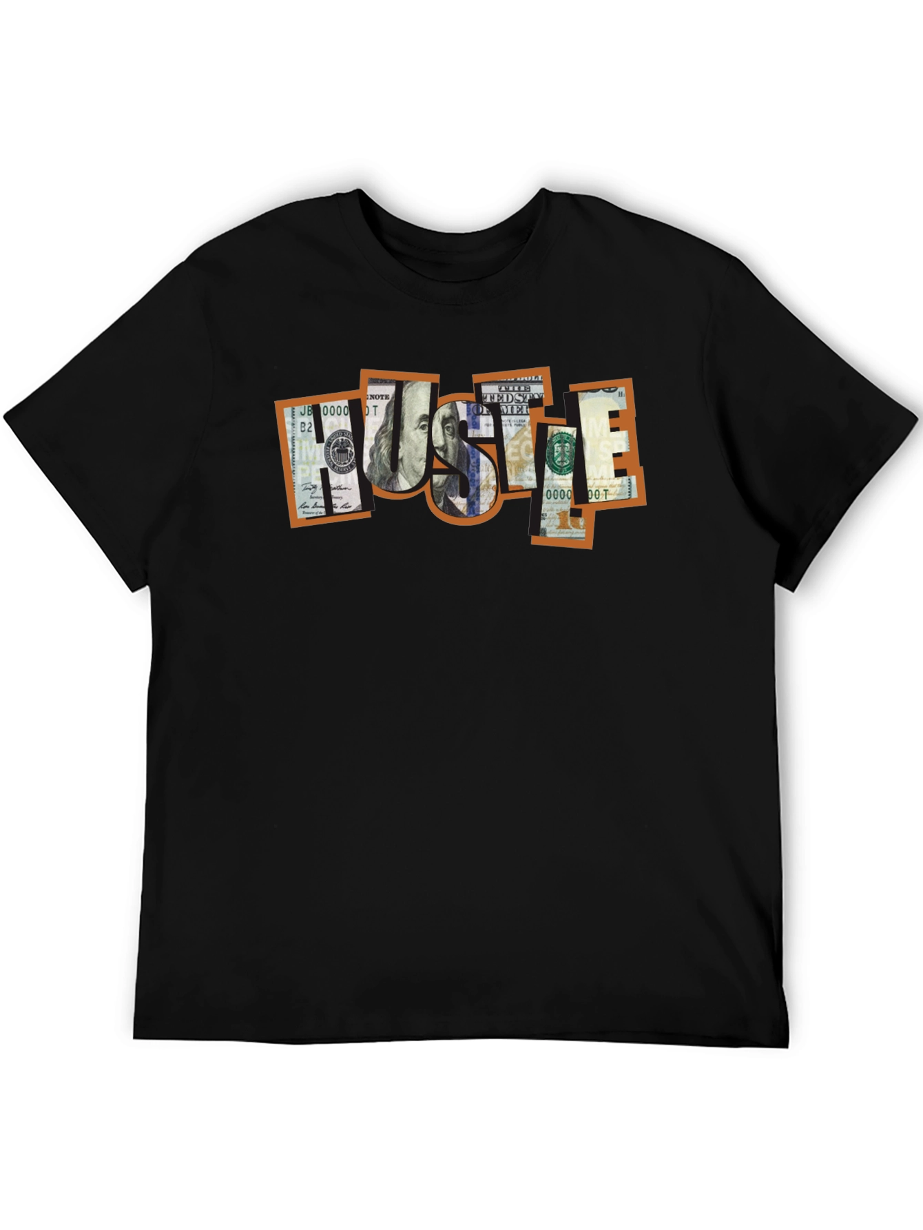 Money Hustle Graphic Tee - Black