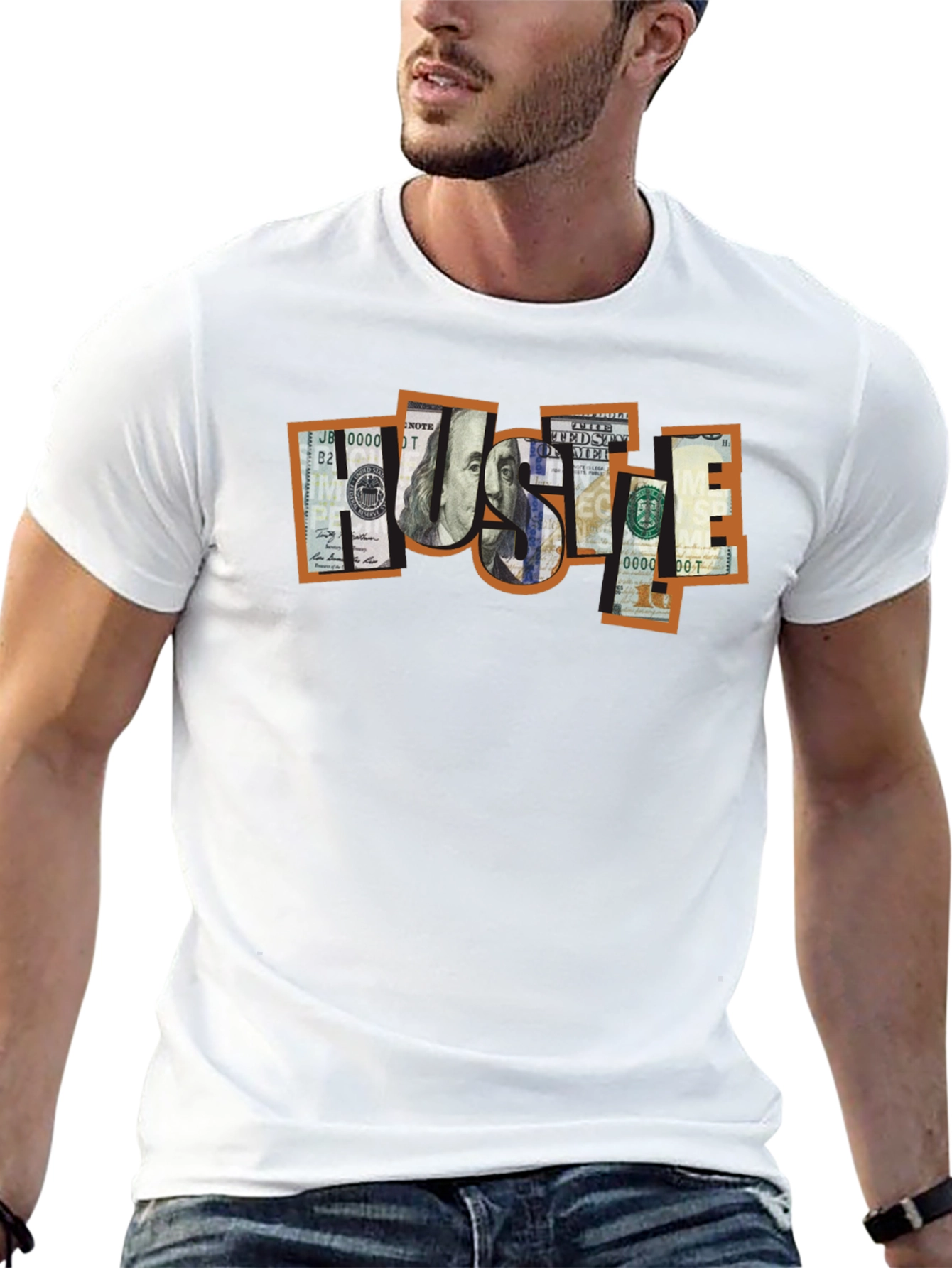 Money Hustle Graphic Tee - Black