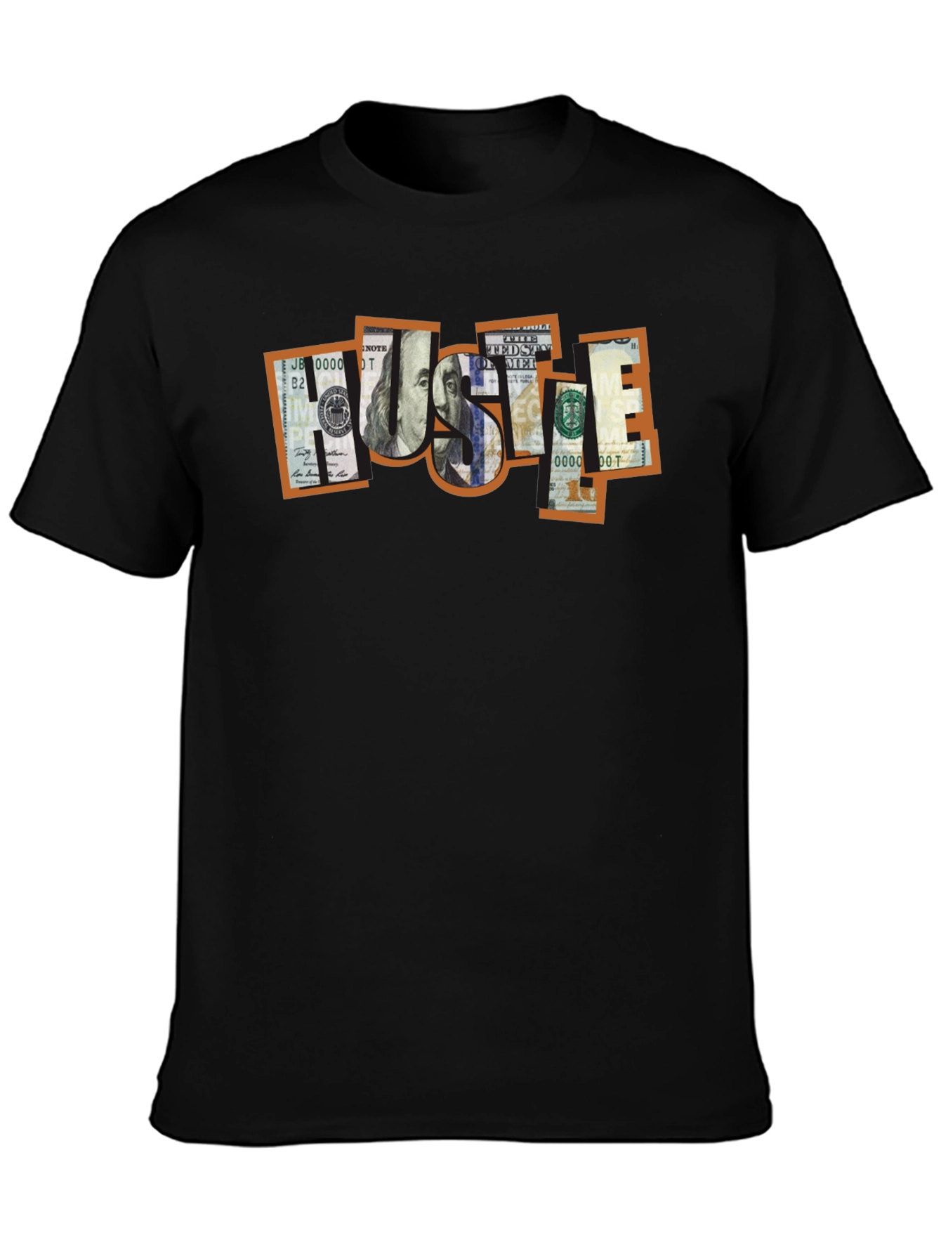 Money Hustle Graphic Tee - Black