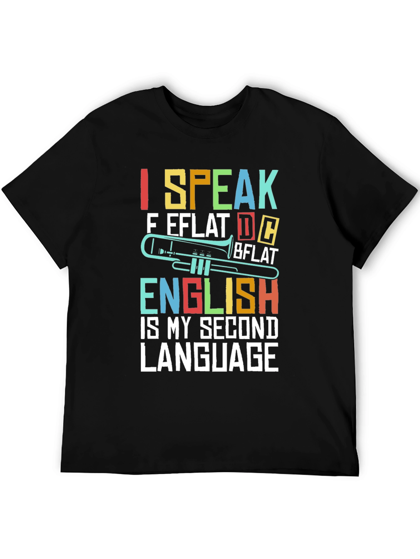 I Speak Music T-Shirt Trombone Band Tee