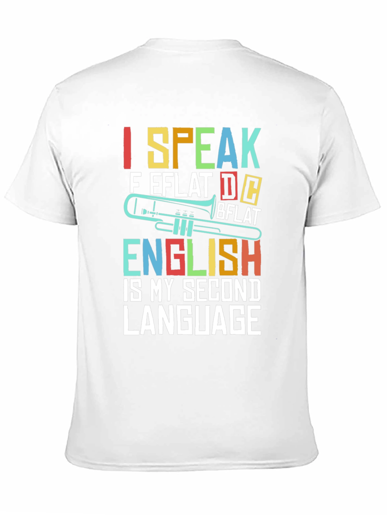 I Speak Music T-Shirt Trombone Band Tee