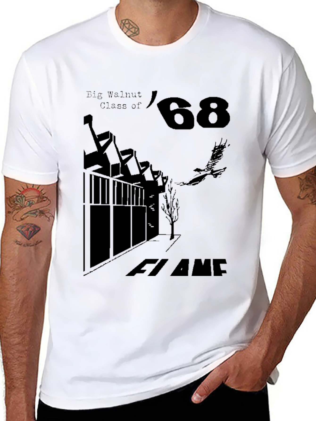 Big Walnut Class of 68 Black T-Shirt